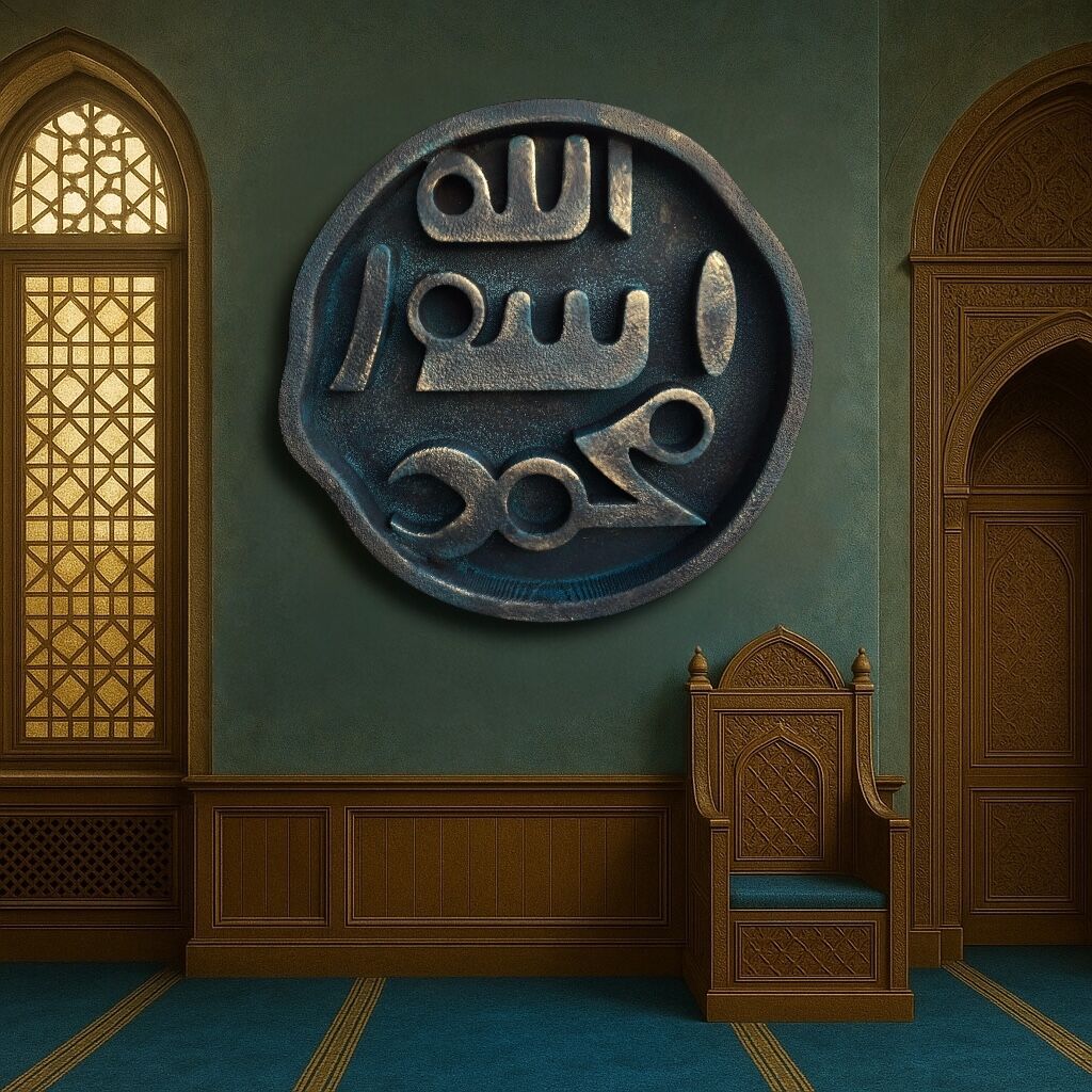 Hz.Muhammed Mühür 3D Rölyef Tablo